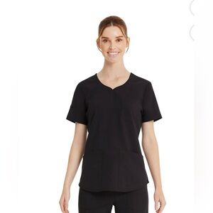 H6. Scrubstar Women’s Core Essentials Sweetheart V-Neck Scrub Top